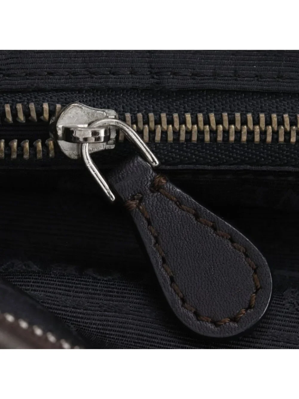 Loewe Anagram Leather Black Shoulder Bag